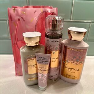 Bath & Body Works Champagne Toast Set - new